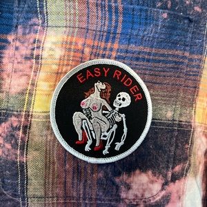 Distressed custom flannel